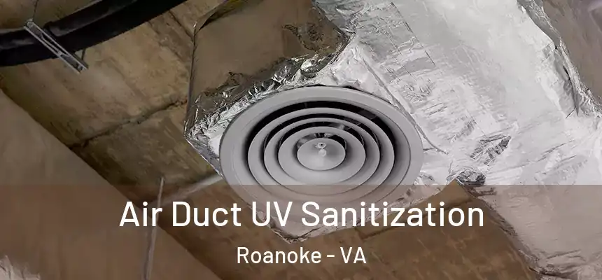 Air Duct UV Sanitization Roanoke - VA