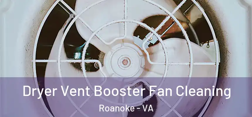 Dryer Vent Booster Fan Cleaning Roanoke - VA